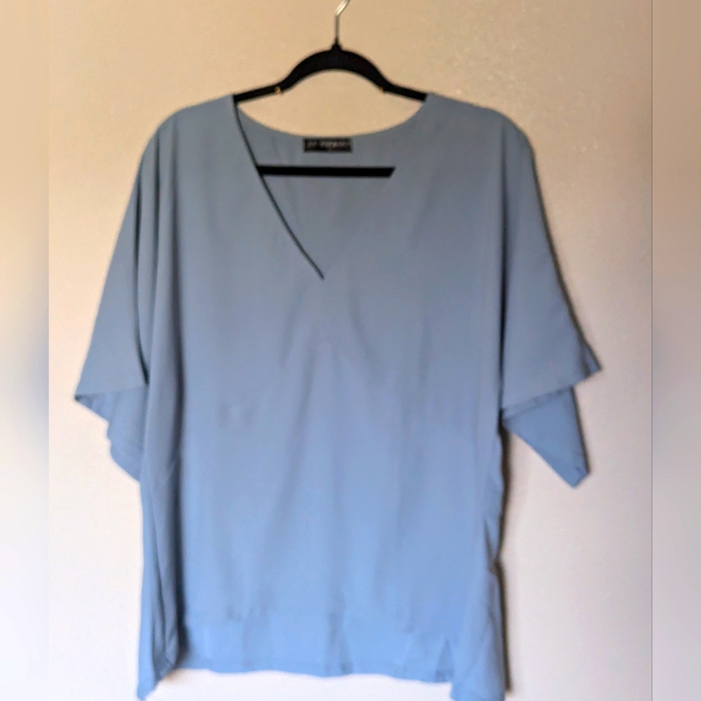 Dè Sepreso Light Blue Short Sleeved Top Size L